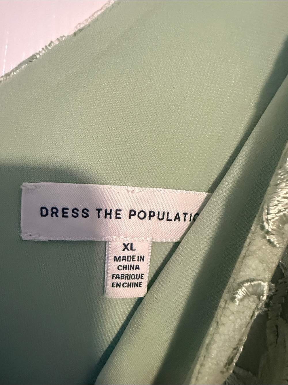 Dress the Population Sage Green Floral Lace Midi Dress - Picture 2 of 11